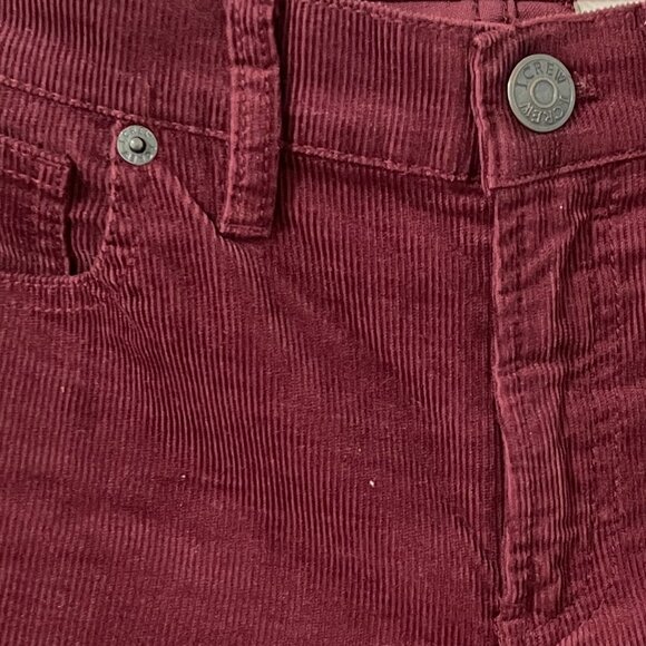 Deep cranberry corduroy pants - Picture 2 of 6